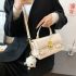 Texture and fashionable crossbody handbag