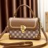 Personalized contrasting color handbags for women